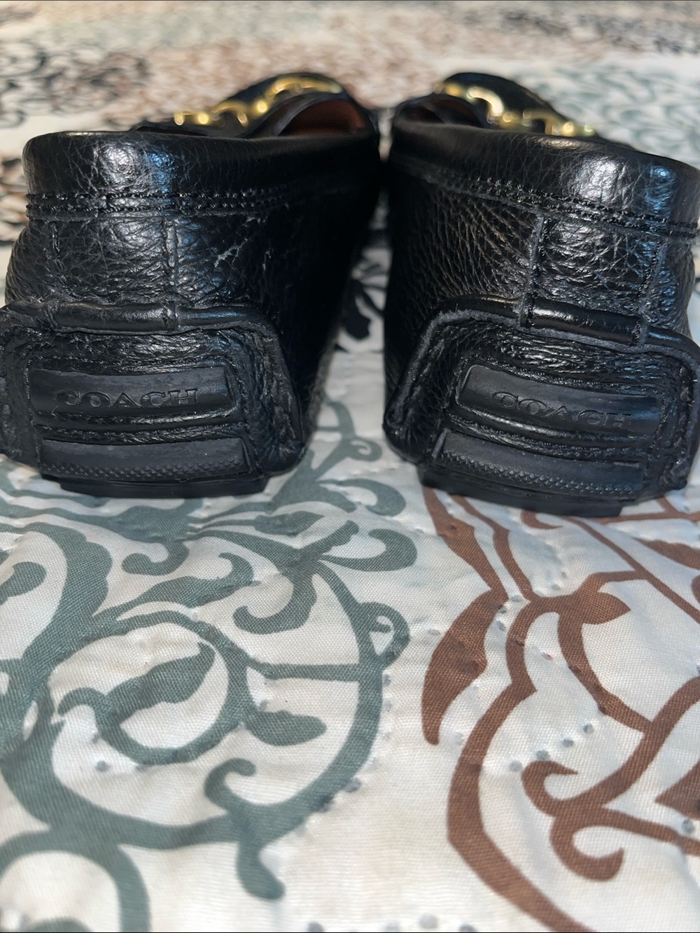 Coach Black Pebble Leather Crosby Driving Loafer - Picture 7 of 7
